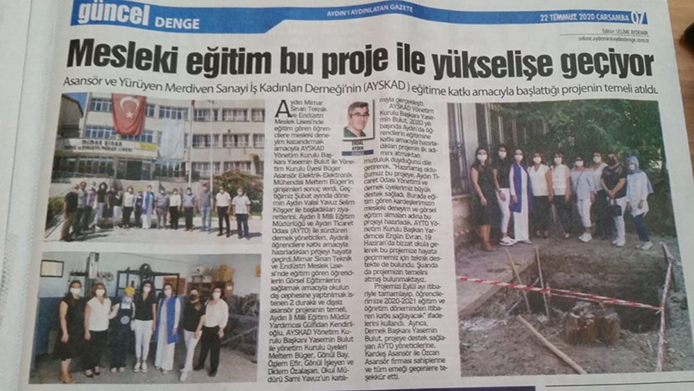 Denge Gazetesinde Yayınlanan Haberimiz