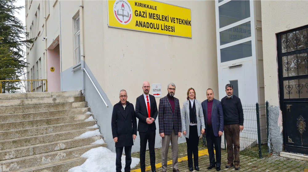 Kırıkkale Gazi Mesleki Teknik Anadolu Lisesine Ziyaret