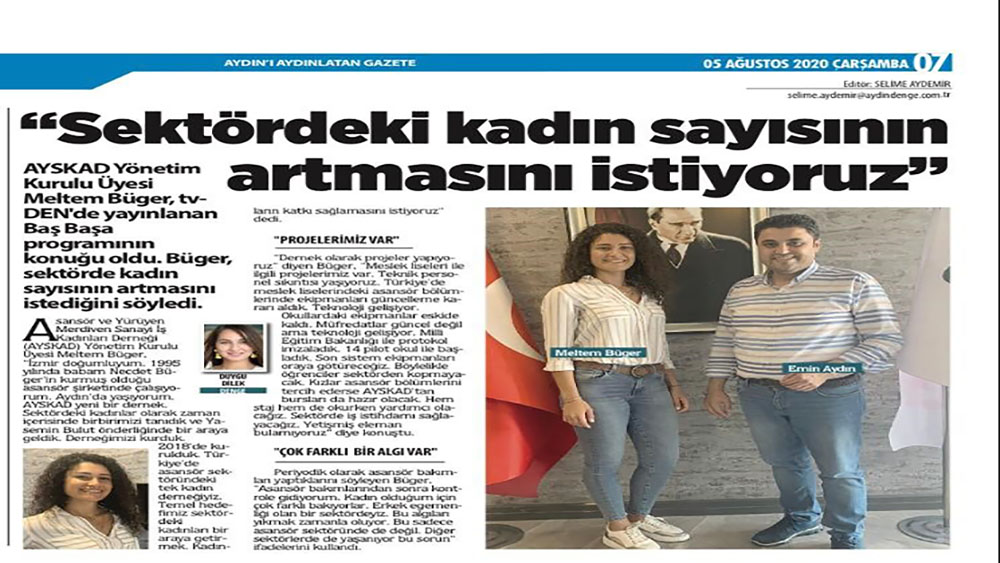 ''Sektördeki Kadın Sayısının Artmasını İstiyoruz''