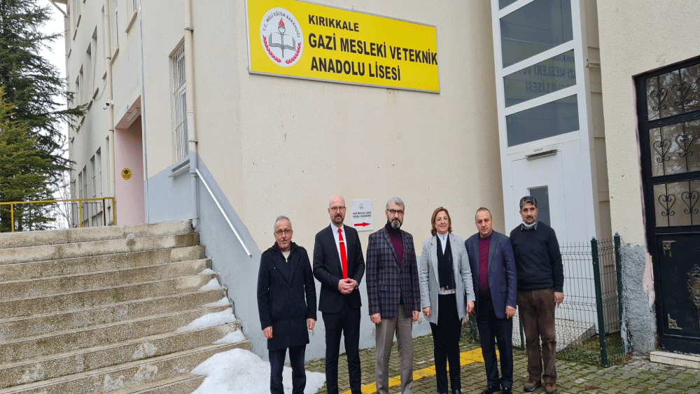 Kırıkkale Gazi Mesleki Teknik Anadolu Lisesine Ziyaret