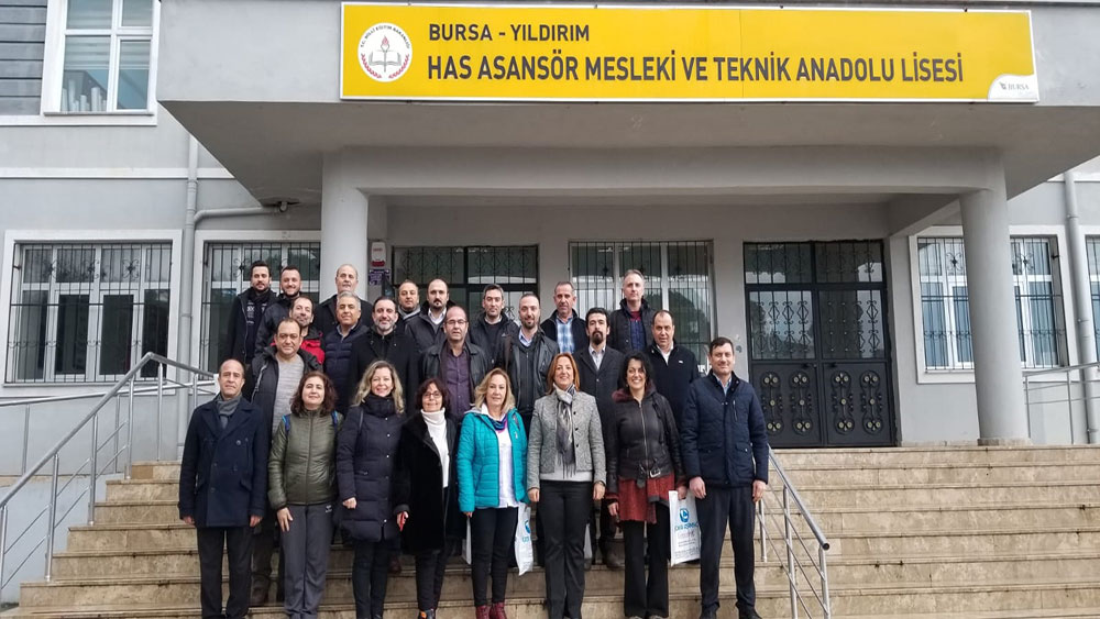 Has Asansör Mesleki Teknik Anadolu lisesine ziyaret
