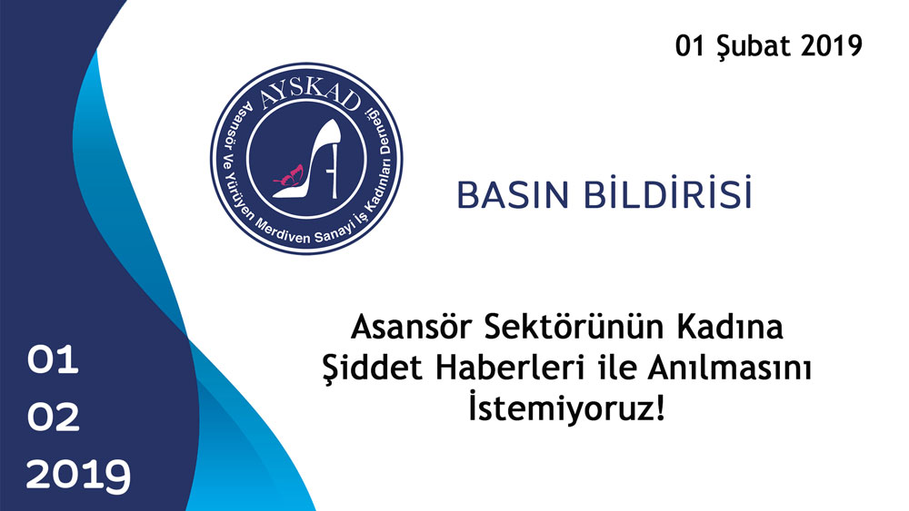 Asansör Sektörünün Kadına Şiddet Haberleri ile Anılmasını İstemiyoruz!